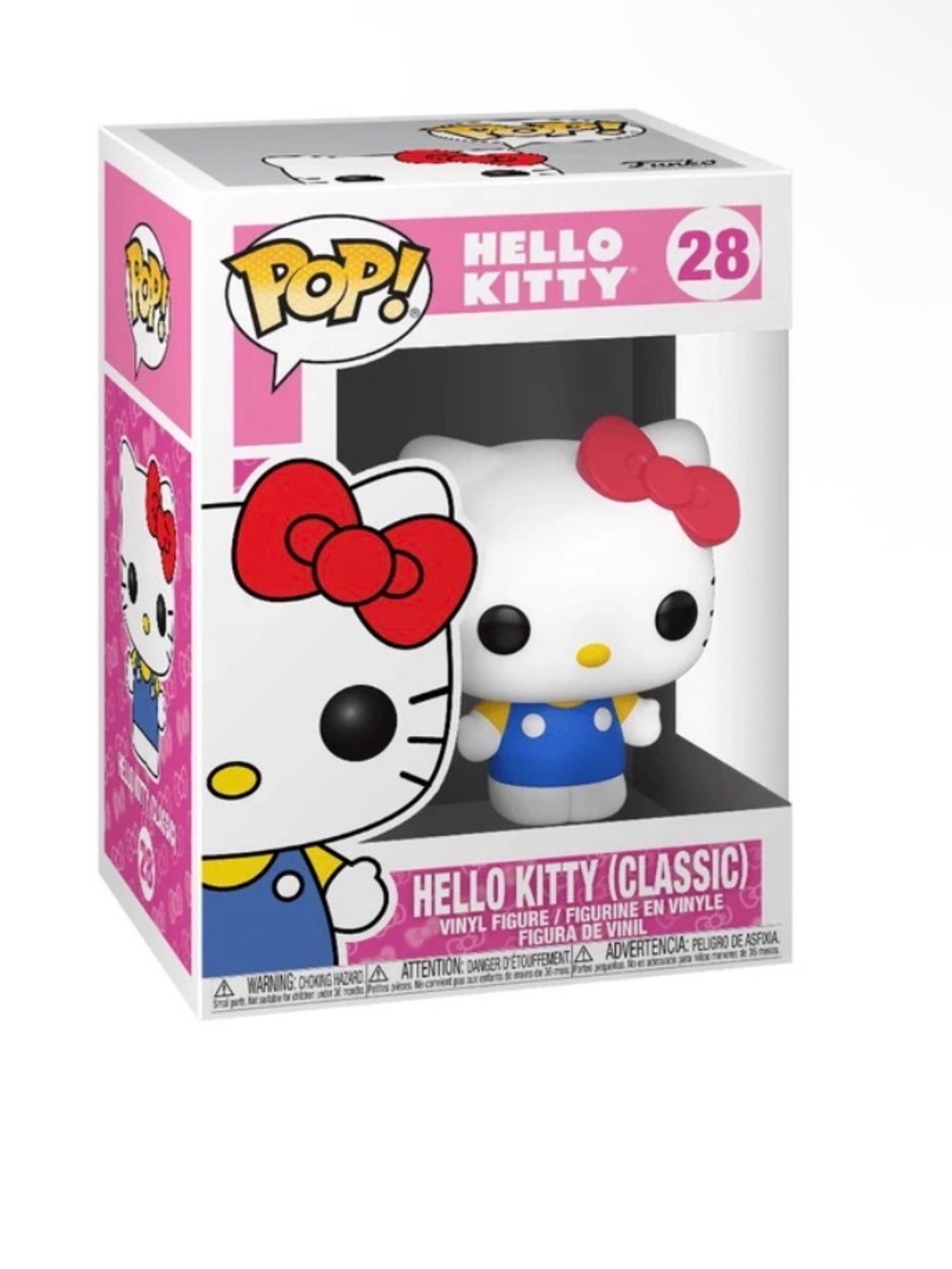 Funko Pop! Hello Kitty Classic Vinyl Figure - White, Pink & Blue